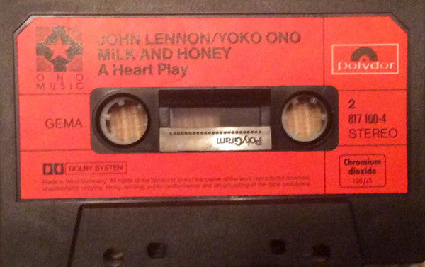 John Lennon & Yoko Ono - Milk And Honey (Cassette) (Very Good Plus (VG)) - DaddyPop