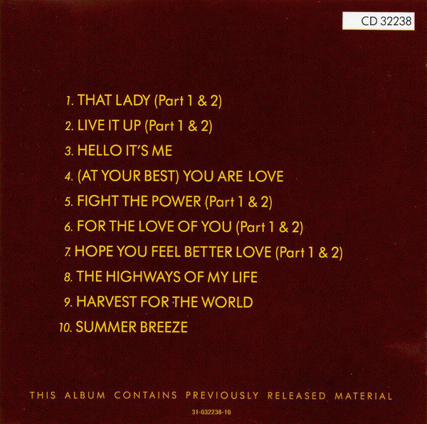 The Isley Brothers : Forever Gold (CD, Comp, RE, RP)