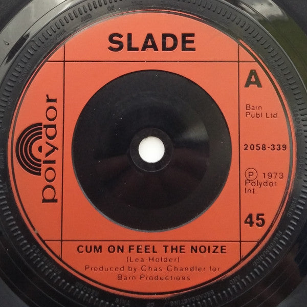 Slade : Cum On Feel The Noize (7", Single, Mono, Inj)
