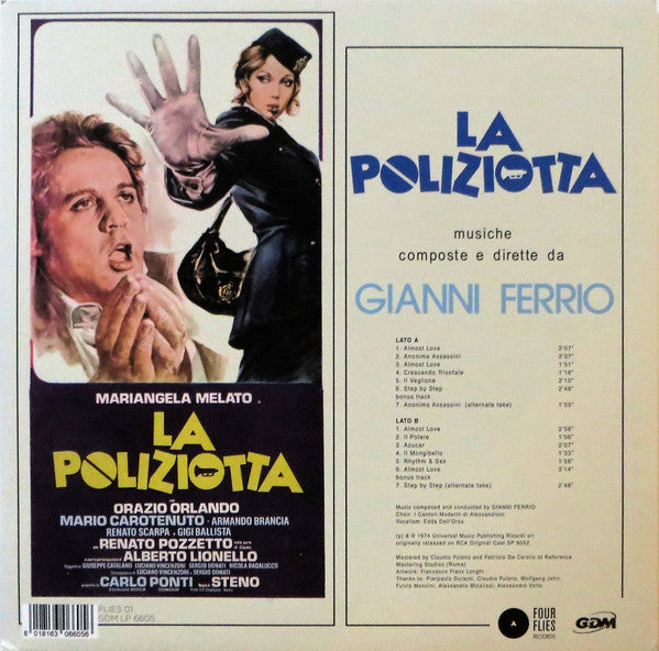 Gianni Ferrio : La Poliziotta (LP, Album, Ltd, RE, RM)