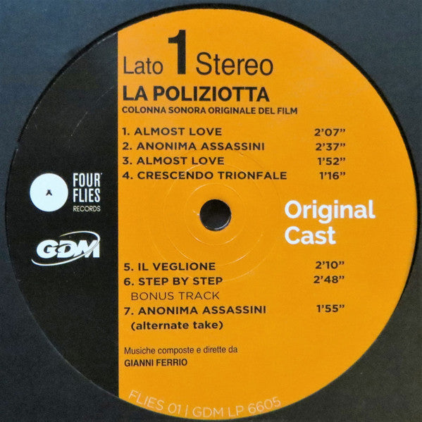 Gianni Ferrio : La Poliziotta (LP, Album, Ltd, RE, RM)