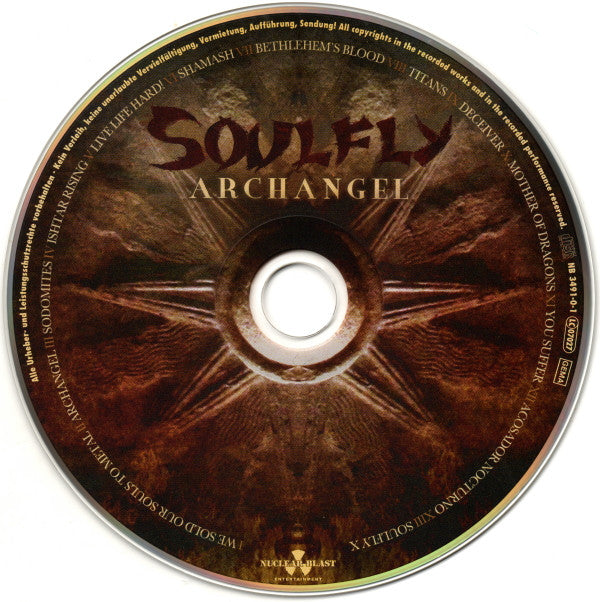 Soulfly : Archangel (CD, Album + DVD-V, PAL + Ltd, Dig)