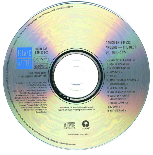 The B-52's : Dance This Mess Around - The Best Of (CD, Comp, RE)
