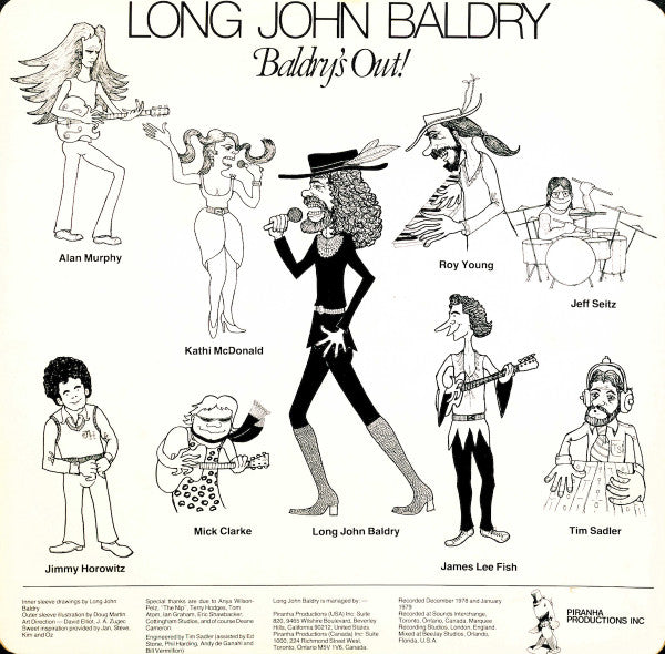 Long John Baldry : Baldry's Out! (LP, Album)