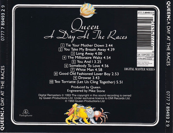 Queen : A Day At The Races (CD, Album, RE, RM, RP)