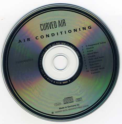 Curved Air : Airconditioning (CD, Album, RE)