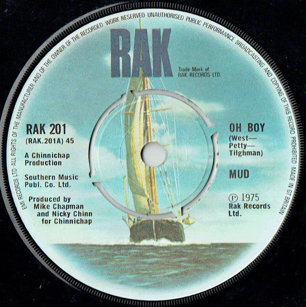 Mud : Oh Boy (7", Single)