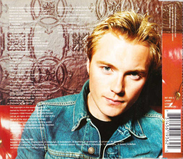 Ronan Keating : Life Is A Rollercoaster (CD, Single)