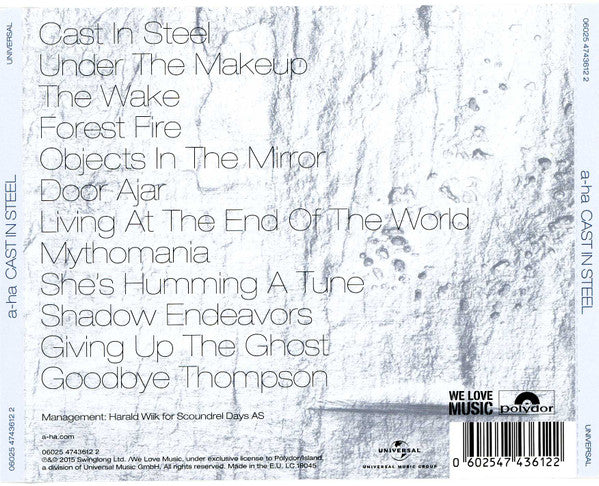 a-ha : Cast In Steel (CD, Album)