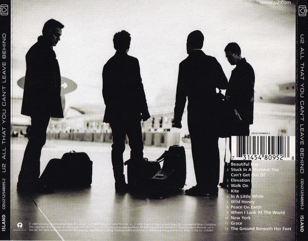 U2 : All That You Can't Leave Behind (CD, Album)
