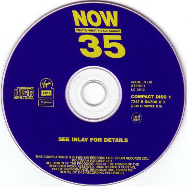 Various : Now That's What I Call Music! 35 (2xCD, Comp, UK)
