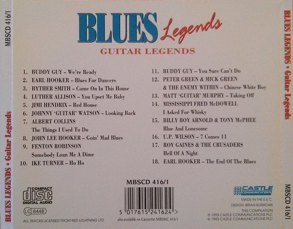 Various : Blues Legends (4xCD, Comp + Box)
