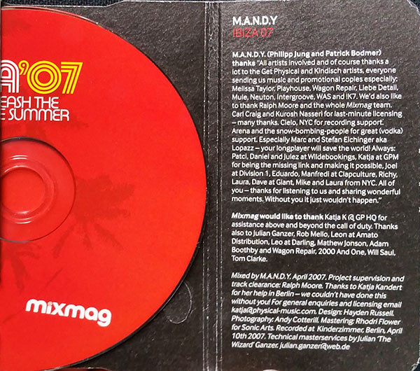 M.A.N.D.Y. : IBIZA '07 (CD, Mixed, Dis)