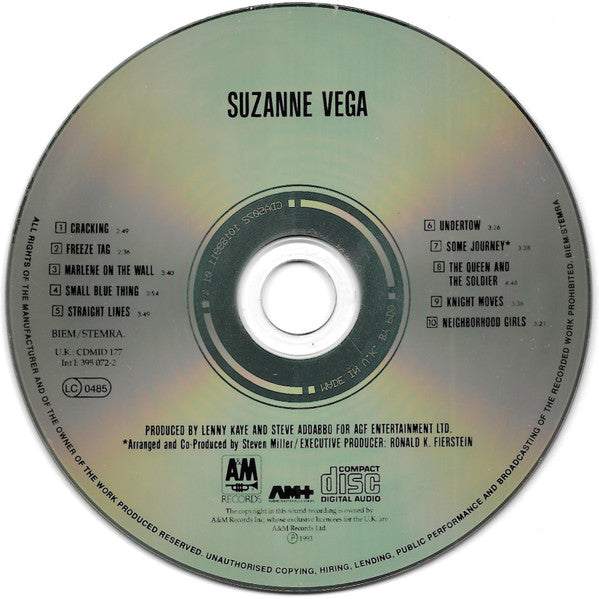 Suzanne Vega : Suzanne Vega (CD, Album, RE)