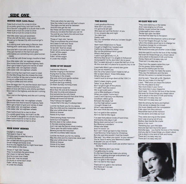 David Lynn Jones : Hard Times On Easy Street (LP, Album)