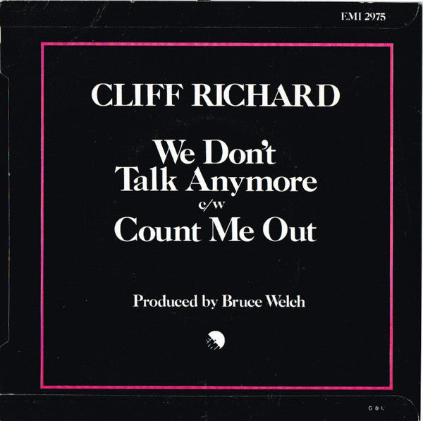 Cliff Richard : We Don't Talk Anymore (7", Single, RE, Kno)
