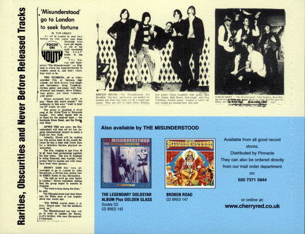 The Misunderstood : Before The Dream Faded (CD, Comp, RE, Jew)