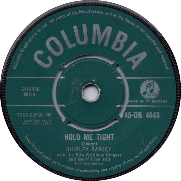 Shirley Bassey : You'll Never Know (7", Single)