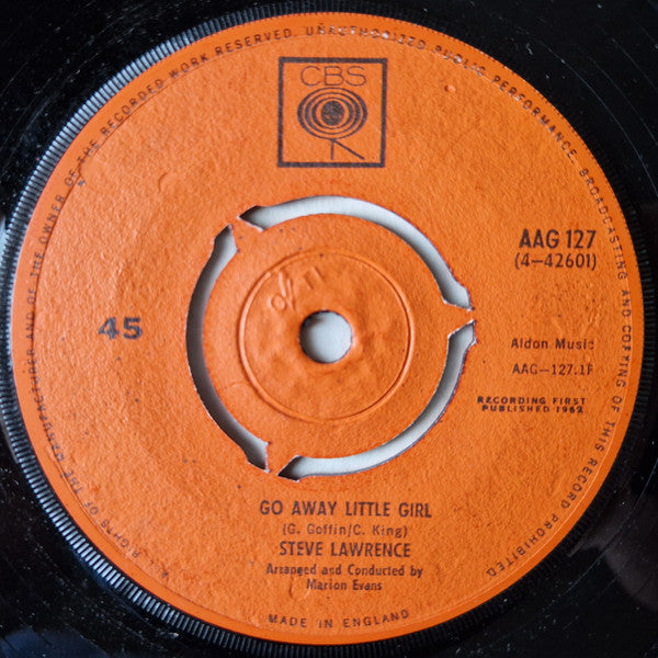 Steve Lawrence - Go Away Little Girl (7) (Very Good Plus (VG)) - DaddyPop