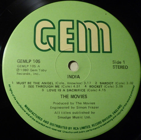 The Movies (2) : India (LP, Album)
