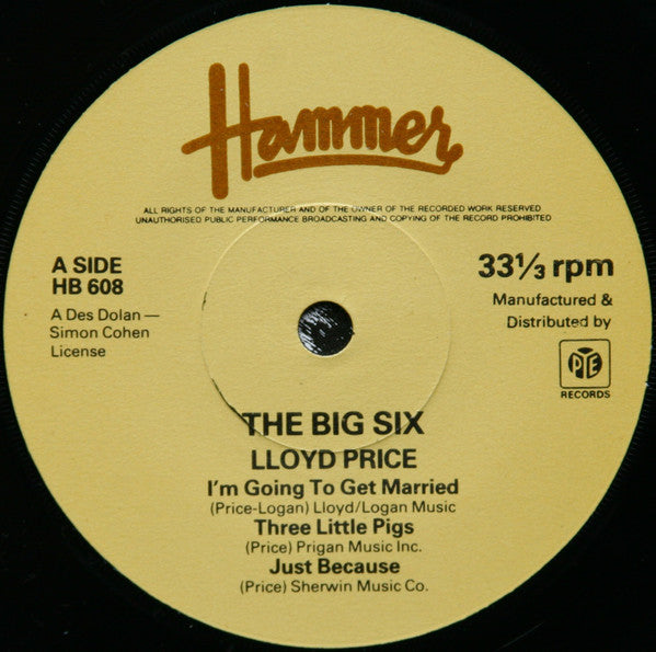 Lloyd Price : The Big Six (7", Single)