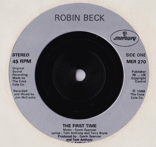 Robin Beck : First Time (7", Inj)