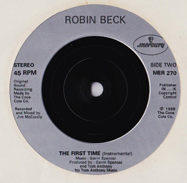 Robin Beck : First Time (7", Inj)