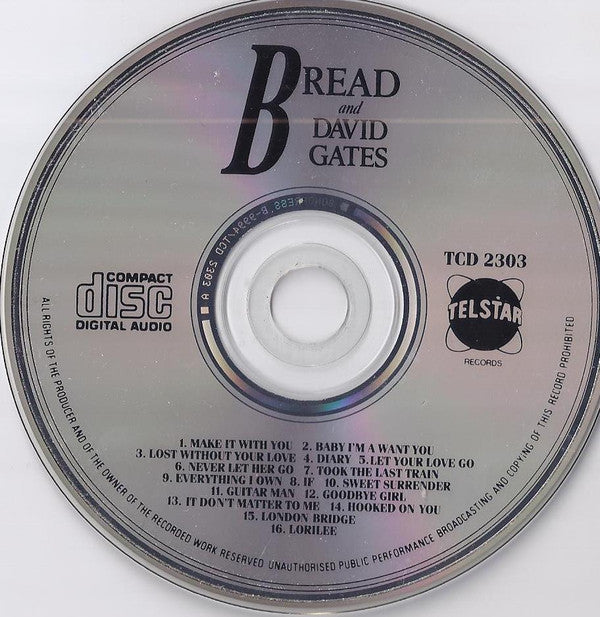 Bread And David Gates : The Collection (CD, Comp)