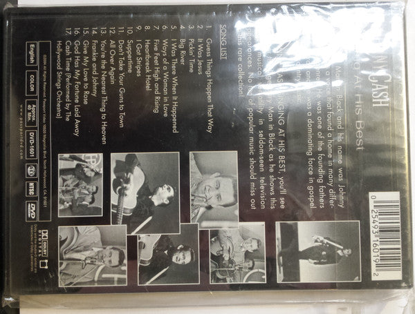 Johnny Cash : Singing At His Best (DVD-V, Comp, Unofficial)