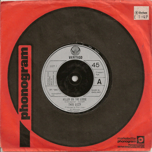Thin Lizzy : Killer On The Loose (7")