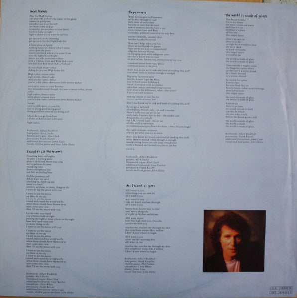 John Illsley : Glass (LP, Album)