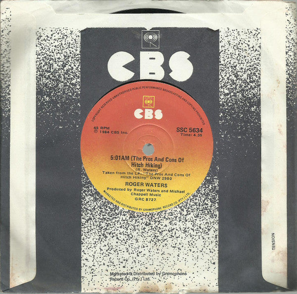 Roger Waters : 5:01AM (The Pros And Cons Of Hitch Hiking) (7", Single)