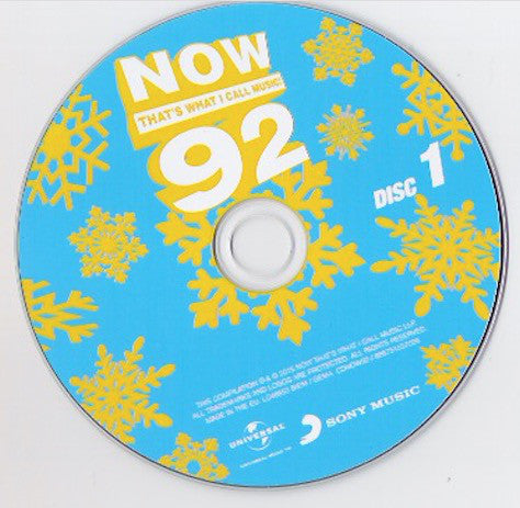 Various : Now That's What I Call Music! 92 (2xCD, Comp)