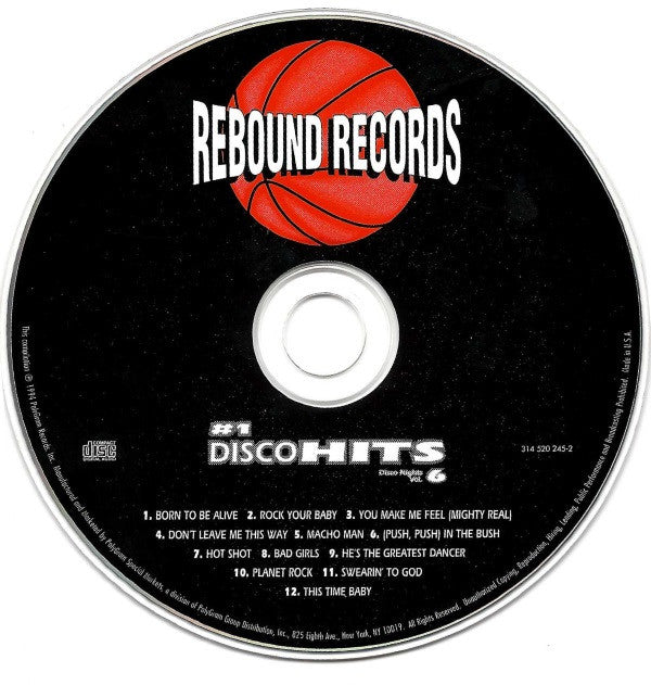 Various : #1 Disco Hits (Disco Nights Vol. 6) (CD, Comp)