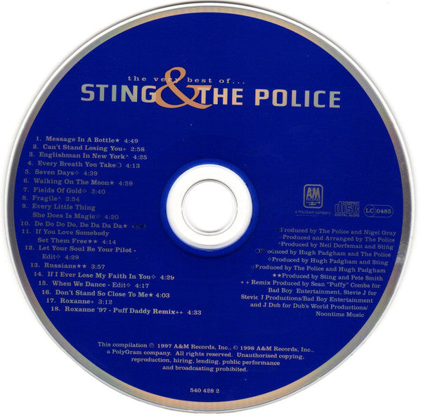 Sting & The Police : The Very Best Of... Sting & The Police (CD, Comp, RE, RM)