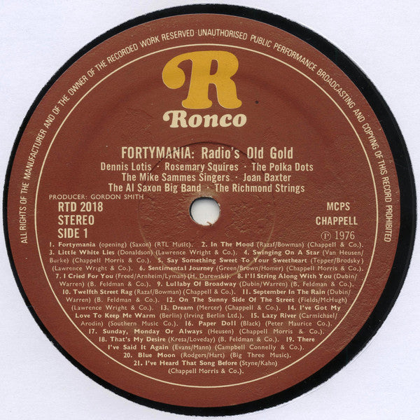 Various : FortyMania (LP, Comp)