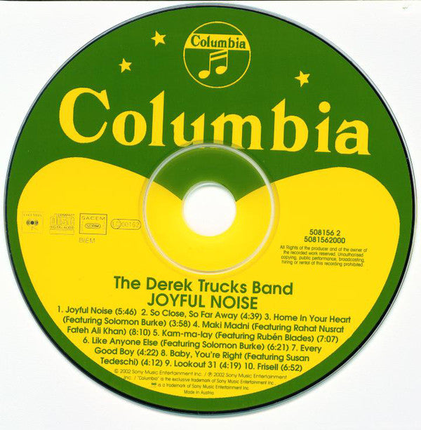 The Derek Trucks Band : Joyful Noise (CD, Album)