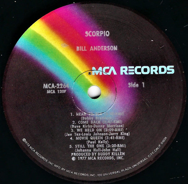 Bill Anderson (2) : Scorpio (LP)