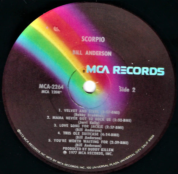 Bill Anderson (2) : Scorpio (LP)