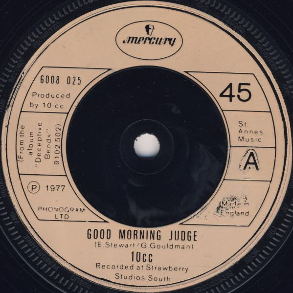 10cc - Good Morning Judge (7) (Good Plus (G)) - DaddyPop
