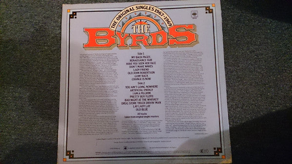 The Byrds - The Original Singles 1967-1969, Vol. 2 (LP) (Very Good Plus (VG)) - DaddyPop