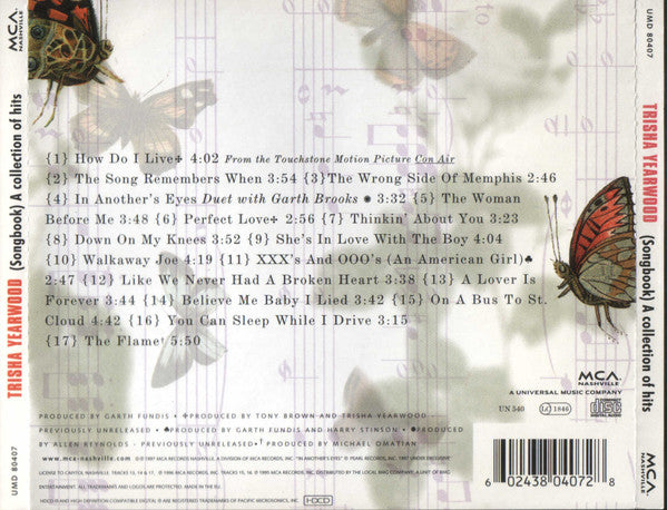 Trisha Yearwood : (Songbook) A Collection Of Hits (HDCD, Comp)