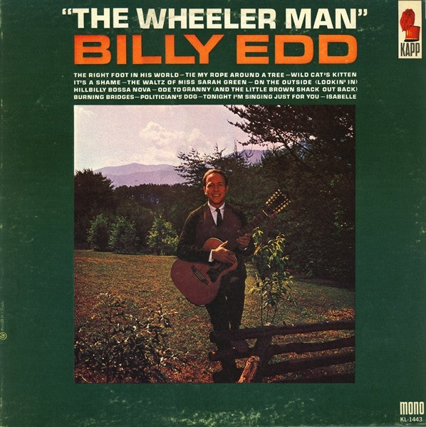 Billy Edd* : The Wheeler Man (LP, Mono, Promo)