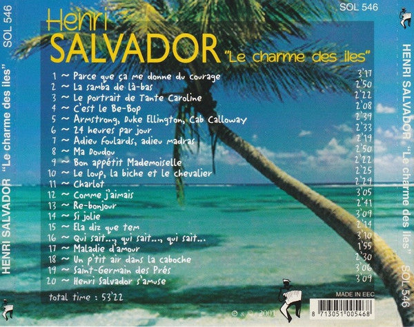 Henri Salvador : Le Charme Des Iles (CD, Comp)