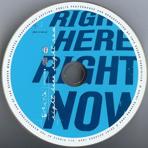 Fatboy Slim : Right Here, Right Now (CD, Single)