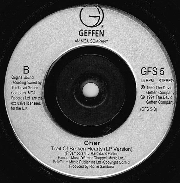 Cher : Love And Understanding (7", Single, Inj)