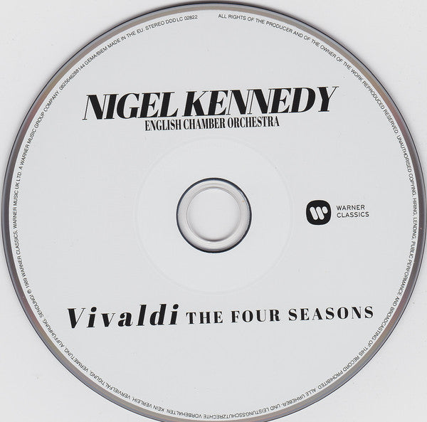 Vivaldi* - Nigel Kennedy, English Chamber Orchestra : The Four Seasons - Le Quattro Stagioni - Die Vier Jahreszeiten - Les Quatre Saisons (CD, Album + DVD-V, NTSC + RE)