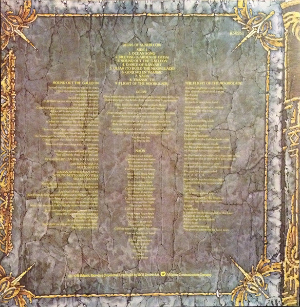 Jon Anderson : Olias Of Sunhillow (LP, Album, Gat)