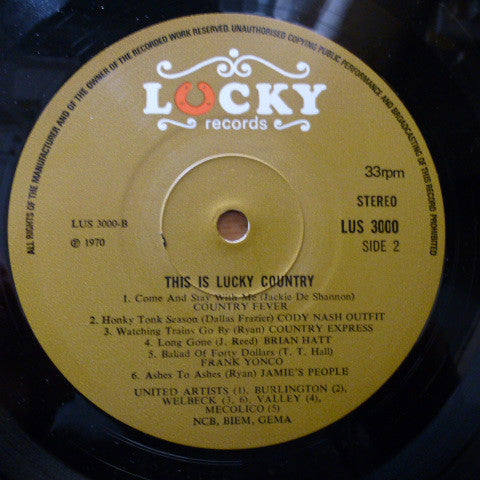 Various : This Is Lucky Country (LP, Comp)