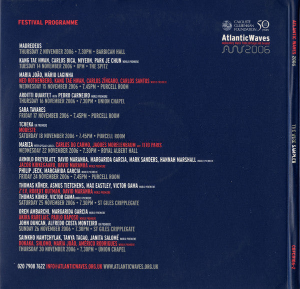 Various : Atlantic Waves 2006 (The Wire Sampler) (2xCD, Promo, Smplr)